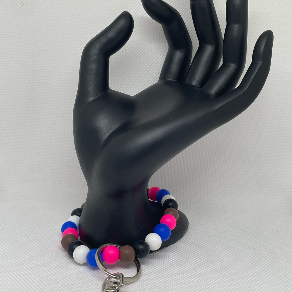 Stylish Colorful Beaded Keychain Bracelet
Expertly Made, Exclusively Yours
